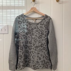 Banana Republic Leopard Print Sweatshirt